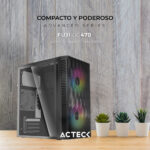 Gabinete Acteck Fuji Gc470 Mini Torre Negro 500w_4