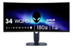 Monitor Gamer Curvo 34 Alienware Aw3425dwm 1ms 180hz Va Wqhd Hdmi Displayport Amd Freesync Negro_5