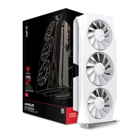 XFX Mercury AMD Radeon RX 9060XT OC White Gaming Edition con 16GB GDDR6 HDMI 2xDP, AMD RDNA 4 RX-96TMERCW9_0