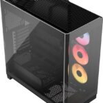 Corsair Frame 4500X RS-R ARGB Caja de PC Semitorre con Cristal PanorÃ¡mico â Sistema de Montaje de InfiniRail, Capacidad para Dos radiadores de 360 mm, Incluye 3 Ventiladores RS120R â Negro_0