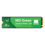 Western Digital 2TB WD Green SN3000 NVMe SSD Interno - Unidad de Estado sólido - Gen4 PCIe, M.2 2280, hasta 5.000 MB/s - WDS200T4G0E_0