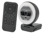 Yeyian Webcam Stream Flexcam, 2k 2560 X 1440 Píxeles, Hdr, Micrófono, Luz Led 3 Temperaturas, Control Remoto, Soporte 3d Usb, Para Transmisión En Vivo, Conferencia, Videollamada, Juego Negro_0