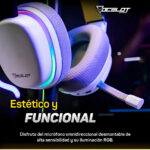 Audífonos Ocelot Phantom H1 Inalámbricos Blanco_1