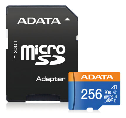 Tarjeta De Memoria Adata Premier Ausdx256guicl10a1-ra1 Con Adaptador Sd 256gb_1