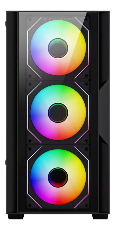 Gabinete Balam Rush Nitrox Edge Pro Crystal Mini Torre Negro_1