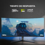 Monitor Gamer Curvo Yeyian Elysium34 34" 3440x1440 Ultra Wide Quad Hd, Panel Ips, 1ms, 180hz, Freesync, Hdmi/displayport, Negro, Ymc-ip434-p2_3