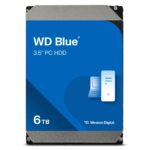 Western Digital 6TB WD Blue PC Disco Duro Interno HDD - 5400 RPM, SATA 6 GB/s, cachÃ© de 256 MB, 3.5" - WD60EZAX_0
