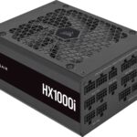 Corsair HX1000i Fuente de Alimentación ATX Totalmente Modular de Muy Bajo Nivel Sonoro - Compatible con ATX 3.0 y PCIe 5.0 -Ventilador con Rodamiento Dinámico Fluido - 80 Plus Platinum - Negro_0