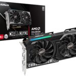 ASRock Radeon RX 9060 XT Challenger 16GB GDDR6 OC Tarjeta grÃ¡fica | 3300 MHz Boost | Ventilador dual | Enfriamiento 0dB | Placa trasera de metal | PCIe 5.0 | DisplayPort 2.1a, HDMI 2.1b_0