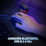 Mouse Gamer Inalámbrico Dual 2.4ghz + Bluetooth Game Factor Mow800-bk Rgb 26000 Dpi 4k Negro_6