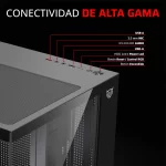 Gabinete Gamer Balam Rush Tank Glow Mini 3500 Micro Atx Mini Torre 3 Fan Argb Cristal Templado Frente Cristal Negro Br-943871_3