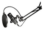 Micrófono Balam Rush Mc970 Gamer Negro Con Soporte_2