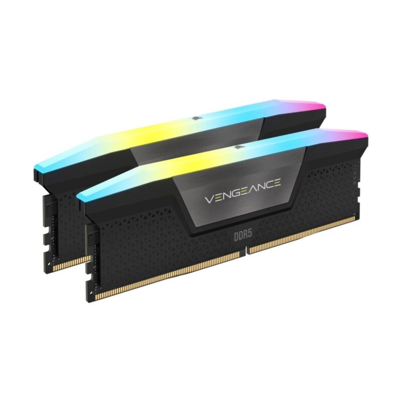 Corsair Vengeance RGB DDR5 RAM 48GB (2x24GB) hasta 6000MHz CL36 Intel XMP Compatible iCUE Memoria para Ordenadores - Negro (CMH48GX5M2E6000C36)_0