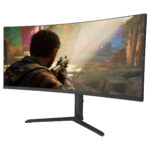 Monitor Gamer Curvo Yeyian Elysium34 34" 3440x1440 Ultra Wide Quad Hd, Panel Ips, 1ms, 180hz, Freesync, Hdmi/displayport, Negro, Ymc-ip434-p2_4
