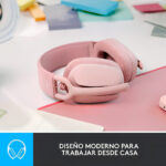Audífono Logitech Zone Vibe 100 Inalámbrico Bluetooth Color Rosa_7