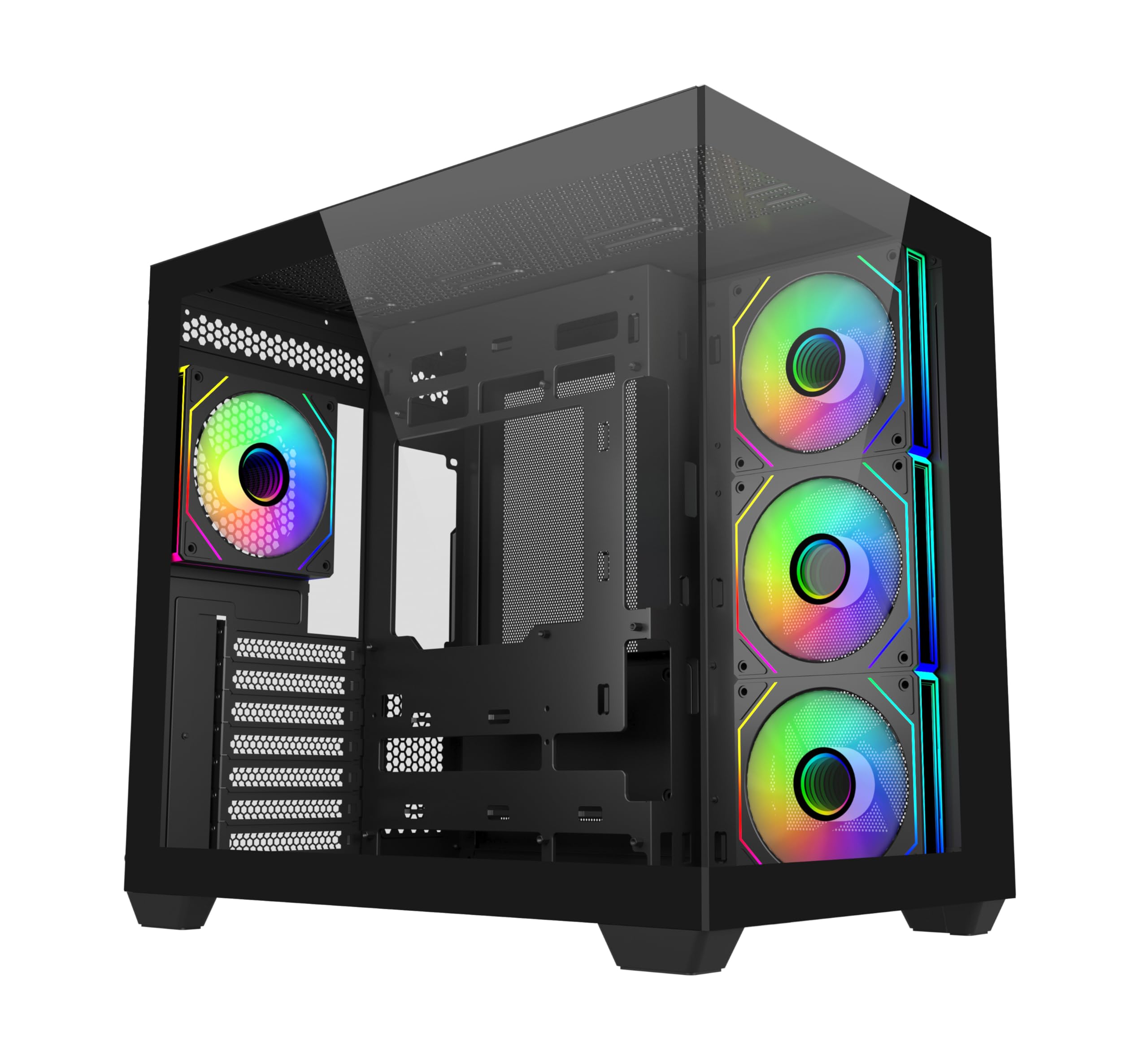 Cooler Master Gabinete Elite 681 Midi Tower, M-ATX/ATX, 4 Ventiladores, Negro_0 Cooler Master Gabinete Elite 681 Midi Tower, M-ATX/ATX, 4 Ventiladores, Negro_0