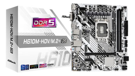 Tarjeta Madre Asrock H610m, Lga 1700, 96gb Ddr5, Micro-atx_0