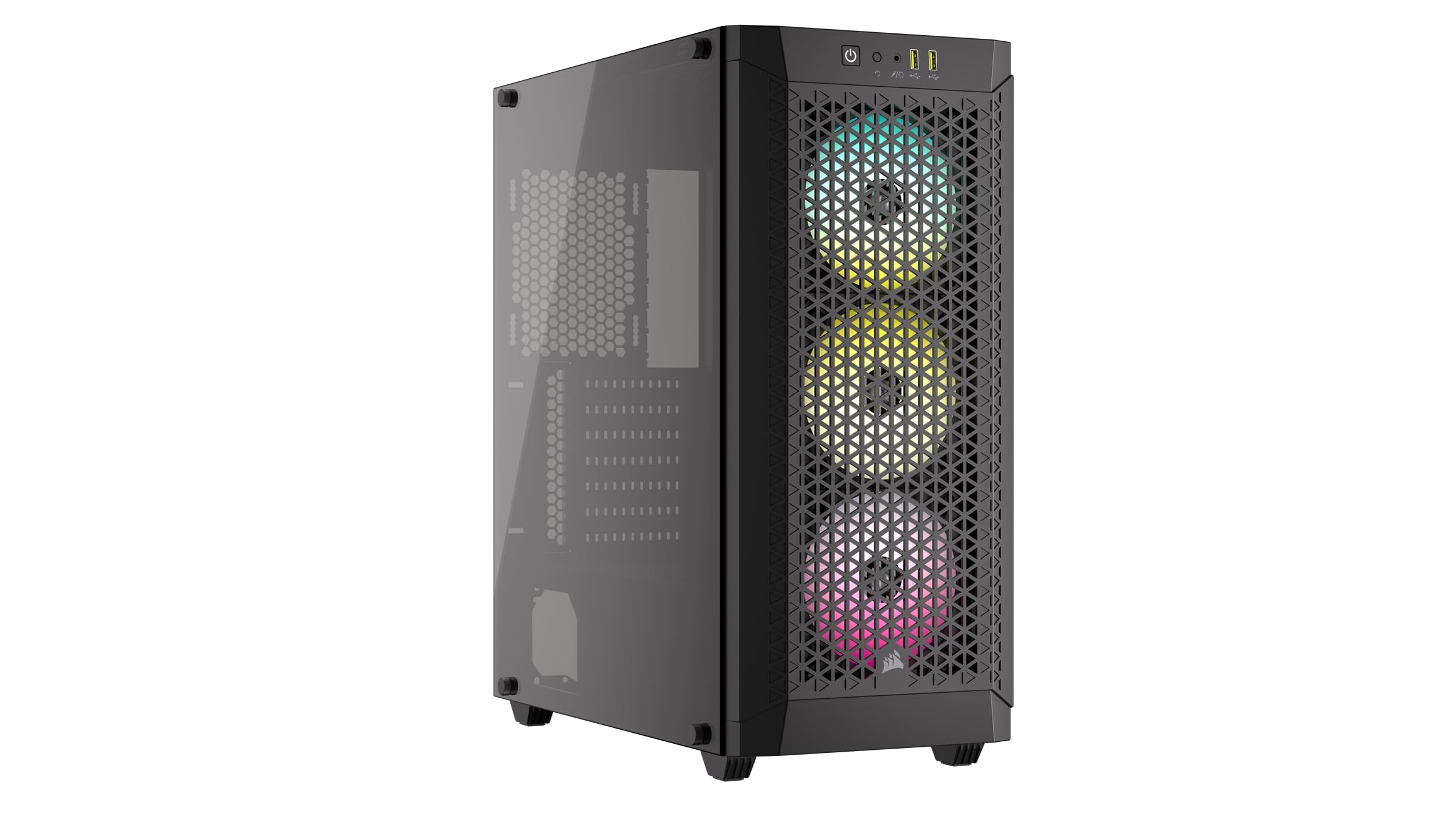 Corsair Caja para PC ATX 480T RGB de Cristal Templado 3 Ventiladores AR120 RGB incluidos Apto para hasta 7 Ventiladores de 120 mm y radiadores de hasta 360 mm Negro_0 Corsair Caja para PC ATX 480T RGB de Cristal Templado 3 Ventiladores AR120 RGB incluidos Apto para hasta 7 Ventiladores de 120 mm y radiadores de hasta 360 mm Negro_0