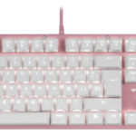 Teclado Mecánico Game Factor Kbg400 Rosa Retroilum_0