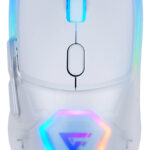 Mouse Gamer Inalámbrico Dual 2.4ghz + Bluetooth Game Factor Mow700 Rgb 26000 Dpi Blanco_0