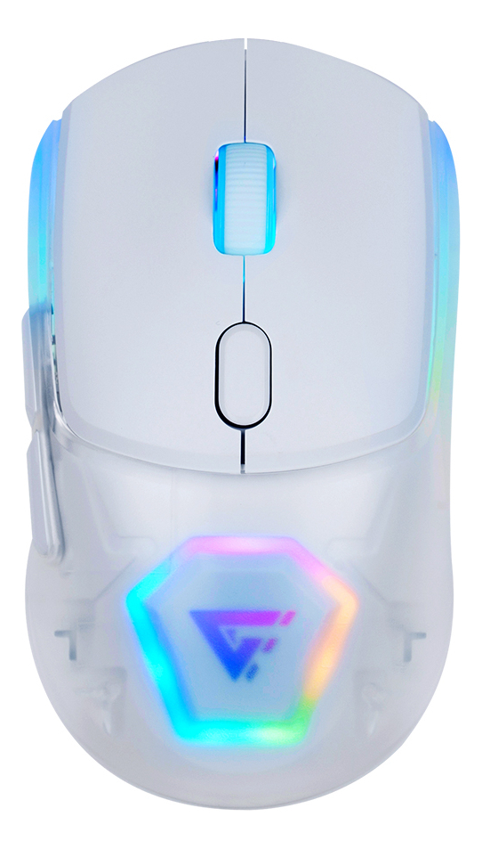 Mouse Gamer Inalámbrico Dual 2.4ghz + Bluetooth Game Factor Mow700 Rgb 26000 Dpi Blanco_0 Mouse Gamer Inalámbrico Dual 2.4ghz + Bluetooth Game Factor Mow700 Rgb 26000 Dpi Blanco_0