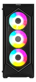 Gabinete Gamer Ocelot Polygon-e5 Atx Cristal Templado Rgb Negro_1