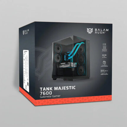 Gabinete Gamer Balam Rush Tank Majestic 7600 Negro_1