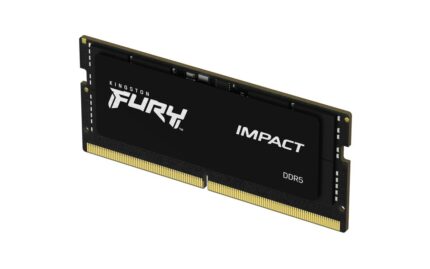 Kingston Fury Impact DDR5, Memoria Gamer para Laptop, Capacidad: 16GB, Frecuencia: 6000MT/s, Latencia: CL38, Factor de Forma: SODIMM 262-Pin, Color: Negro, SKU: KF560S38IB-16_0