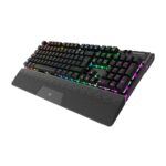 Balam Rush Dominate Expert GK979, Teclado Gamer MecÃ¡nico, Estructura de Aluminio Premium, con Perilla y Botones Multimedia, Switch Rojo Intercambiable, RGB DinÃ¡mico_0