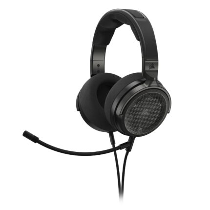 Corsair VIRTUOSO PRO Auriculares con Cable para Juegos Multiplataforma de Espalda Abierta - Micrófono Desmontable - Controladores Grafeno - PC, Mac, PS5, PS4, Xbox, Nintendo Switch, Móvil - Carbono_0