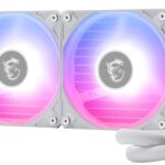 MSI MPG CORELIQUID P13 360 White - Enfriador líquido para CPU AIO ARGB - Radiador de 120 mm - LGA 1851 Ready - Triple Ventiladores ARGB PWM de 400 mm, Color Blanco_0