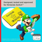 Memoria Sandisk 256gb Micro Sdxc Nintendo Switch 100mb/s 4k_5