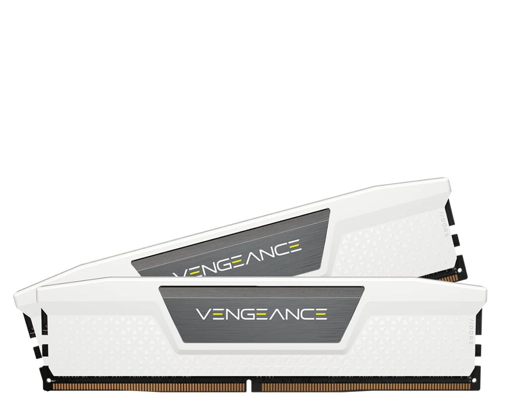 Corsair Vengeance DDR5 RAM 32GB (2x16GB) hasta 6400MHz CL32 Intel XMP 3.0 Memoria de Ordenador de Sobremesa â Blanco (CMK32GX5M2B6400C32W)_0