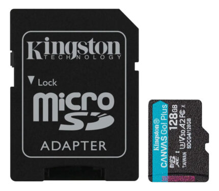 Tarjeta Microsd Kingston Canvas Go Plus 128gb Clase 10_0