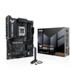 ASUS TUF Gaming B650E-E WiFi AMD AM5 B650 ATX, 8+2+1 80A DrMOS Stage, DDR5, PCIe 5.0 Ready, 3X M.2, Wi-Fi 6E, 2.5 GB LAN, DisplayPort, HDMI, USB 20Gbps Type-C®, BIOS Flashback, Aura Sync_0