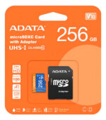 Tarjeta De Memoria Adata Premier Ausdx256guicl10a1-ra1 Con Adaptador Sd 256gb_2