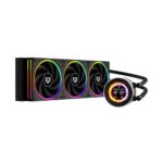Hydrox Expert Level HYX40 Sistema de Enfriamiento Líquido 360, Disp OLED Personalizable ARGB,TDP 300W, Comp con AMD+Intel, Bomba 2400RPM, 3Ventiladores de 120mm, 600-2200 RPM, 74 CFM (Negro)_0