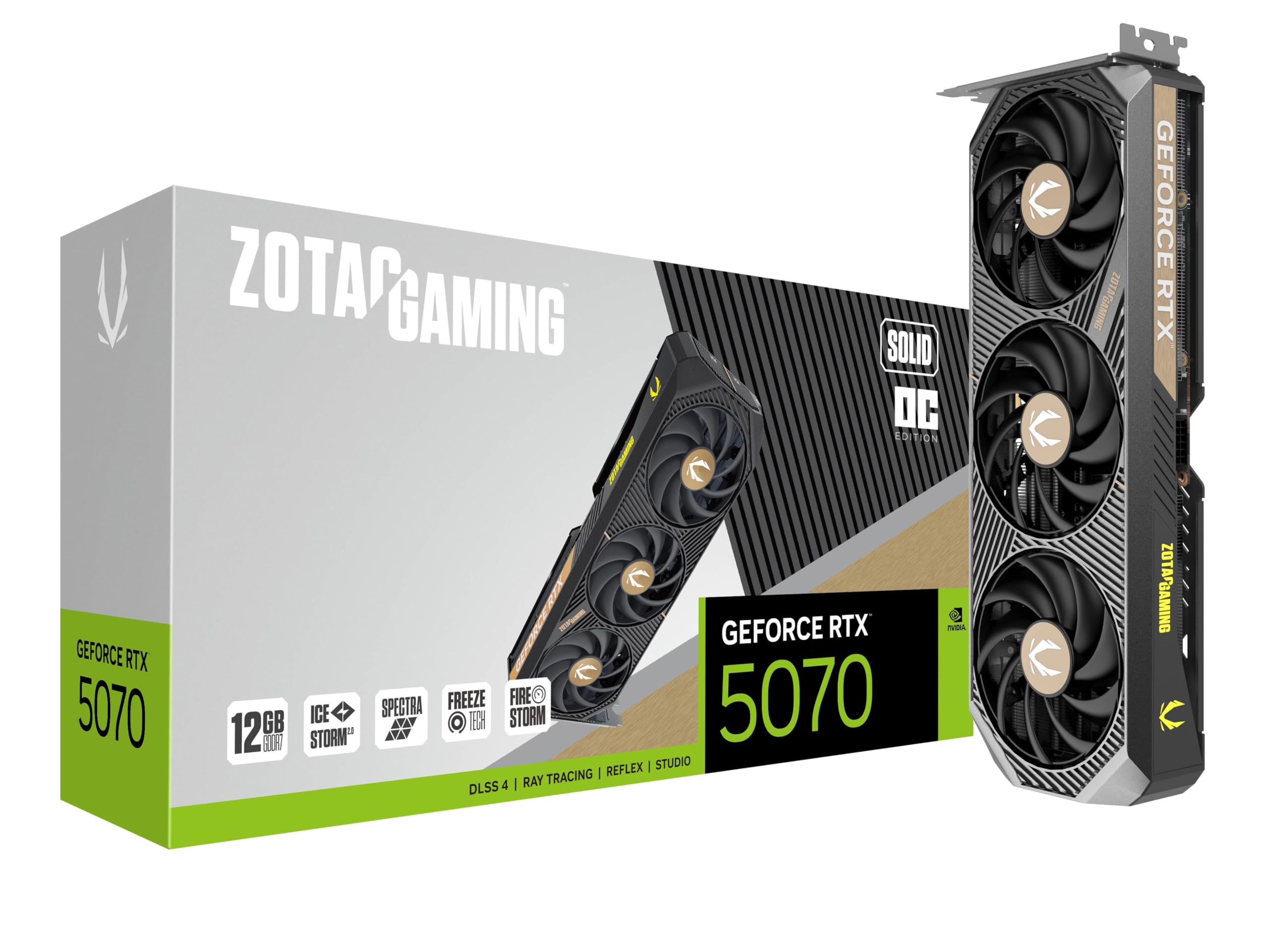 Zotac Gaming Tarjeta de Video Geforce RTX 5070 Solid OC ZT-B50700J-10P_0 Zotac Gaming Tarjeta de Video Geforce RTX 5070 Solid OC ZT-B50700J-10P_0