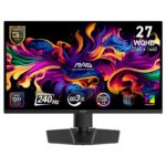 MSI MAG 271QP QD-OLED X24 27" 2560 x 1440 (QHD), monitor de juegos, 240Hz, sincronizaciÃ³n adaptativa, HDMI, DisplayPort, montaje VESA, inclinaciÃ³n, altura ajustable, altavoz, 0,03 ms, negro_0