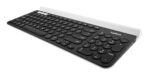 Teclado Logitech Qwerty Español Latinoamérica Color Negro Y Blanco Negro/blanco_3