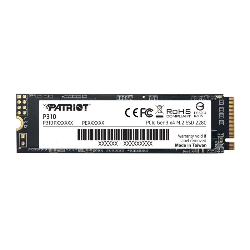 Patriot Memory P310 M.2 PCIe Gen 3 x4 960GB SSD de bajo Consumo - P310P960GM28_0