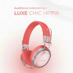 Audífonos Acteck Elite Hp710 Inalámbricos Salmón_1