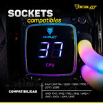 Cooler Ocelot Gaming Oel360 Rgb 360mm Refrigeración Agua_6