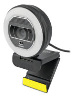 Yeyian Webcam Stream Flexcam, 2k 2560 X 1440 Píxeles, Hdr, Micrófono, Luz Led 3 Temperaturas, Control Remoto, Soporte 3d Usb, Para Transmisión En Vivo, Conferencia, Videollamada, Juego Negro_6