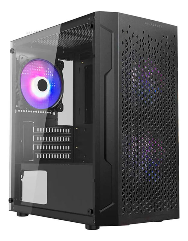 Gabinete Balam Rush Nova Artic Gi725 Mini Torre Negro_0