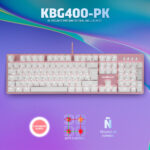 Teclado Mecánico Game Factor Kbg400 Rosa Retroilum_3