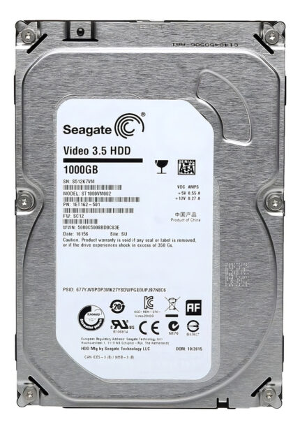 Disco Duro Hd Seagate St1000vm002 3.5 De 1 Tb Plata_0