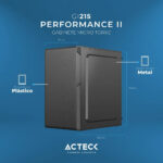 Gabinete Performance Ii Gi215 | M-atx, Fuente Atx 500w Negro_2