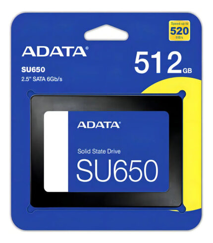 Ssd Adata Ultimate Su650 512gb Ssd Sata Iii Negro_1