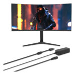Monitor Gamer Curvo Yeyian Va 34 , 100hz, 1ms, 3440x1440 Wide Quad Hd, Luces Rgb, Hdmi 2.0, Displayport, Freesync, G-sync, Vesa, Para Xbox Series X/s/ps5/ps4/mac Ymc-fv234-m1 Negro_8